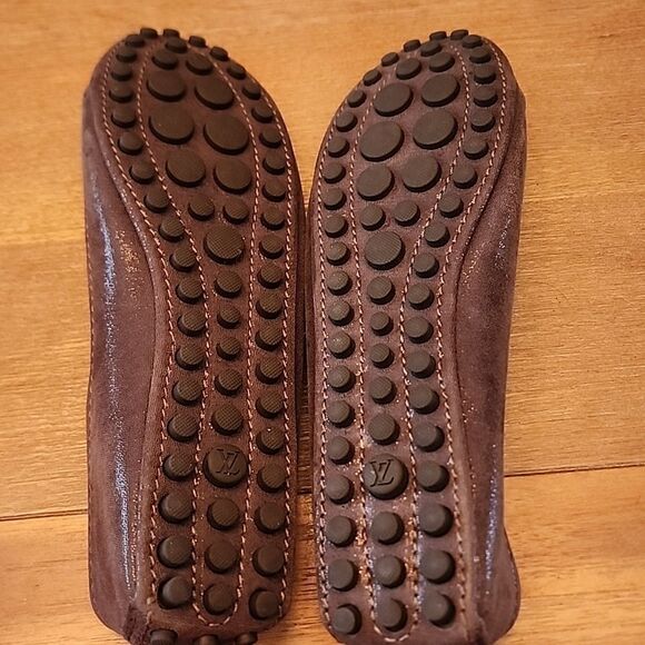 Authentic Louis Vuitton Brown Oxford Ballerina Flats Size 36 - Picture 8 of 9